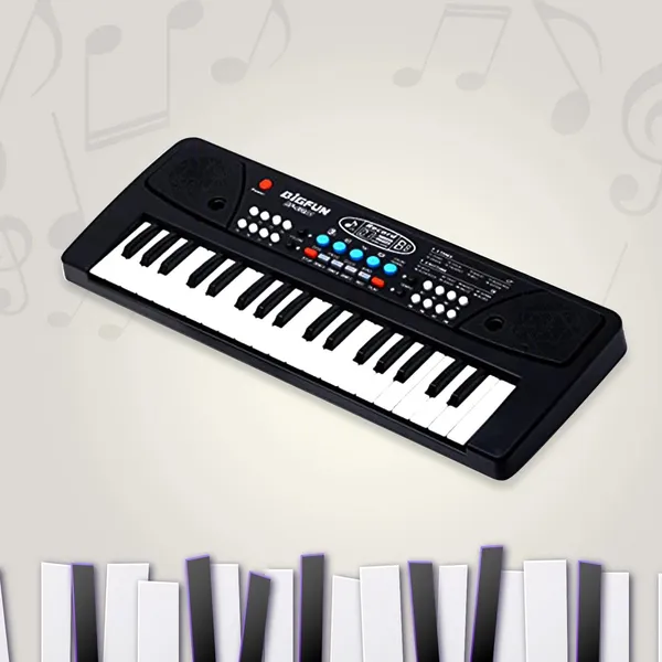 Multicolor_37_Key_Electronic_Keyboard_With_Microphone_For_Kids