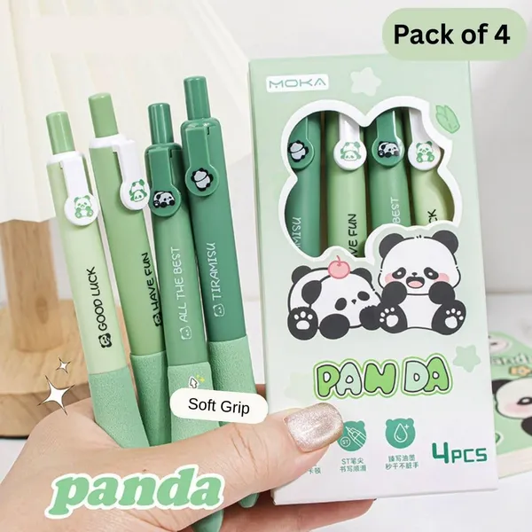 Green_Panda_Soft_Grip_Pen_Set_Pack_Of_4