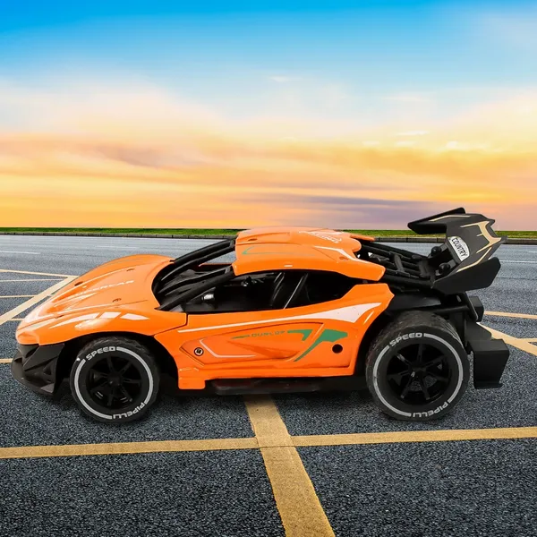 Orange_Remote_Control_Supercar_Racing_Car_With_Rear_Spoiler