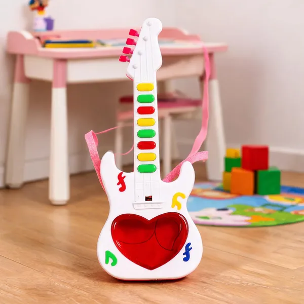 Pink_Musical_Guitar_Toy_With_Light_And_Sound_For_Kids
