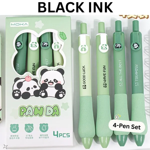 Green_Panda_Soft_Grip_Pen_Set_Pack_Of_4