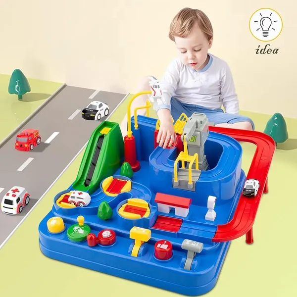 Multicolor_Rescue_Vehicle_Multi_Level_Track_Playset_With_Cars