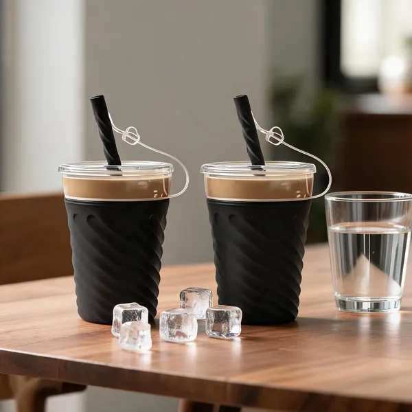 Black_Textusilicone_Iced_Coffee_Cup_With_Straw_And_Lid_Pack_Of_2