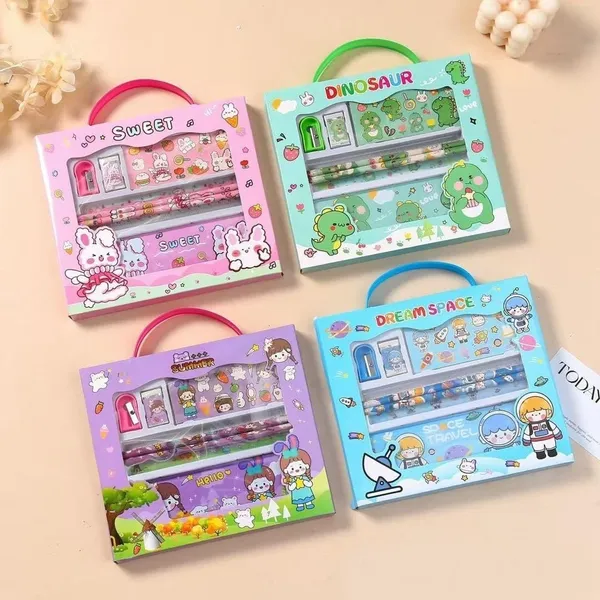 Purple_Cartoon_Character_Stationery_Set_For_Kids_Pack_Of_2