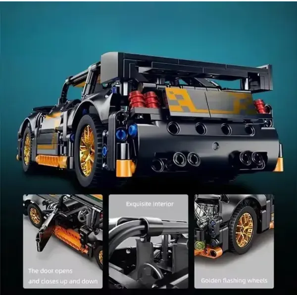 Black_&_Orange_520_Piece_Supercar_Building_Block_Set