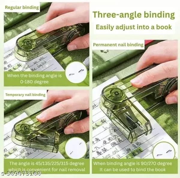 Green_Three_Angle_Book_Binding_Stapler_Pack_Of_2