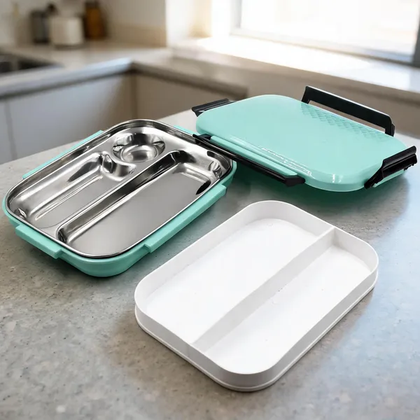 Mint_Green_Stainless_Steel_Mint_Compartment_Lunch_Box