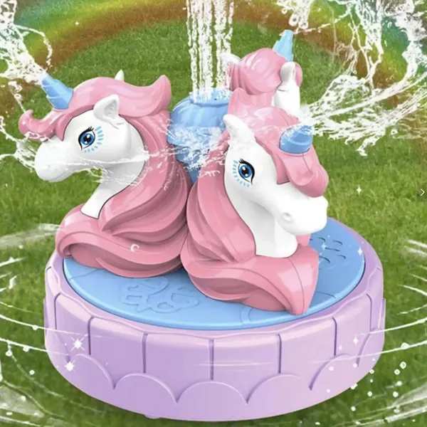 Pink_&_Purple_Plastic_Unicorn_Wind_Up_Carousel_Toy_For_Girls