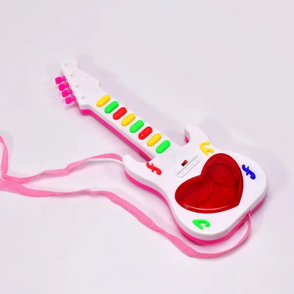 Pink_Musical_Guitar_Toy_With_Light_And_Sound_For_Kids