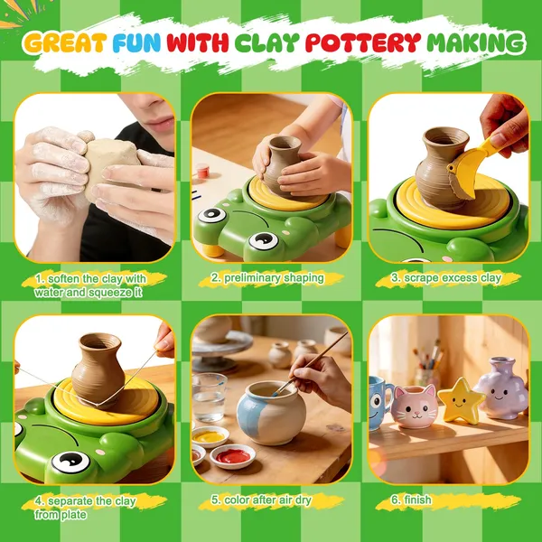 Multicolor_Electric_Pottery_Wheel_Ceramic_Making_Kit_For_Kids