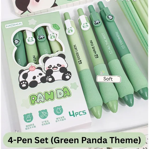 Green_Panda_Soft_Grip_Pen_Set_Pack_Of_4