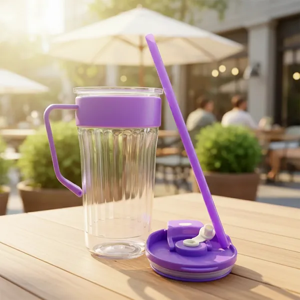 Purple_Plastic_Modern_Ribbed_Tumbler_With_Straw_And_Handle_Pack_Of_2