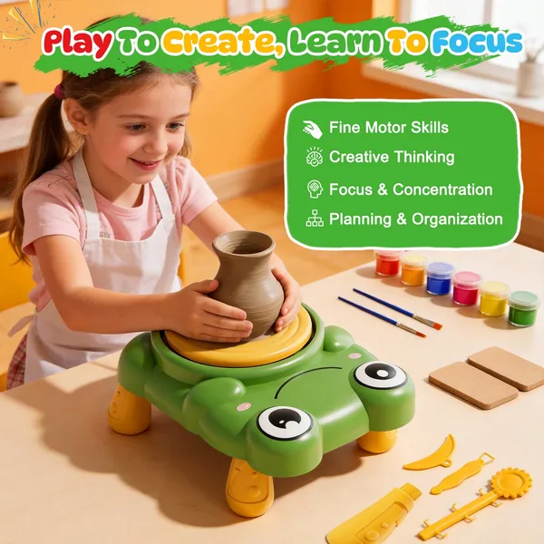 Multicolor_Electric_Pottery_Wheel_Ceramic_Making_Kit_For_Kids