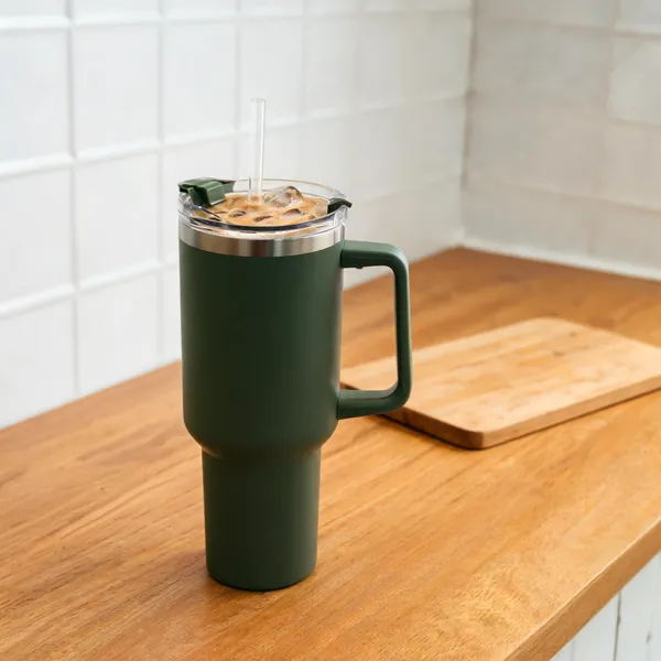 Green_Stainless_Steel_Insulated_Tumbler_With_Handle_And_Straw