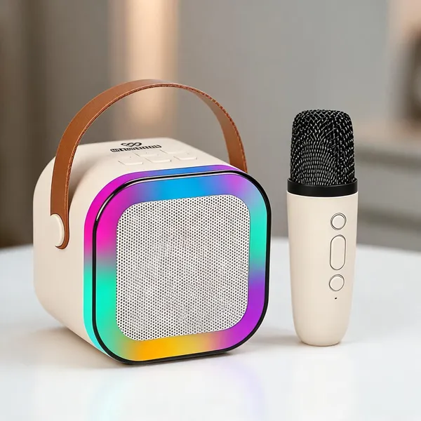 Multicolor_12W_Wireless_Speaker_With_Handheld_Microphone