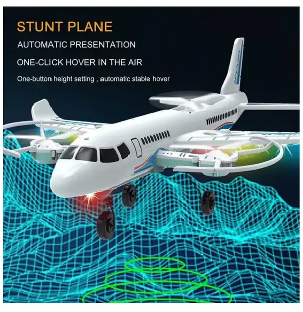 White_Led_Stunt_Toy_Airplane_With_Multi_Propeller_For_Kids