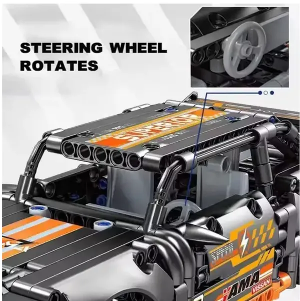 Black_&_Orange_520_Piece_Supercar_Building_Block_Set