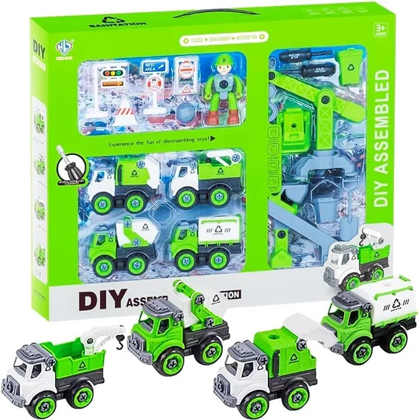 Multicolor_Diy_Assembled_Sanitation_Truck_Toy_Set_For_Kids