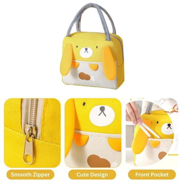 Yellow_Dog_Print_Insulated_Lunch_Bag_With_Handles_Pack_Of_2