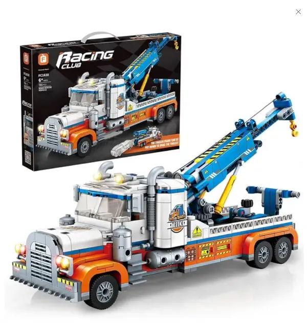 Multicolor_Brick_Style_Racing_Club_Tow_Truck_Construction_Toy