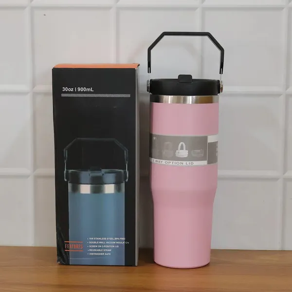 Pink_Stainless_Steel_Modern_Solid_Insulated_Tumbler_With_Straw