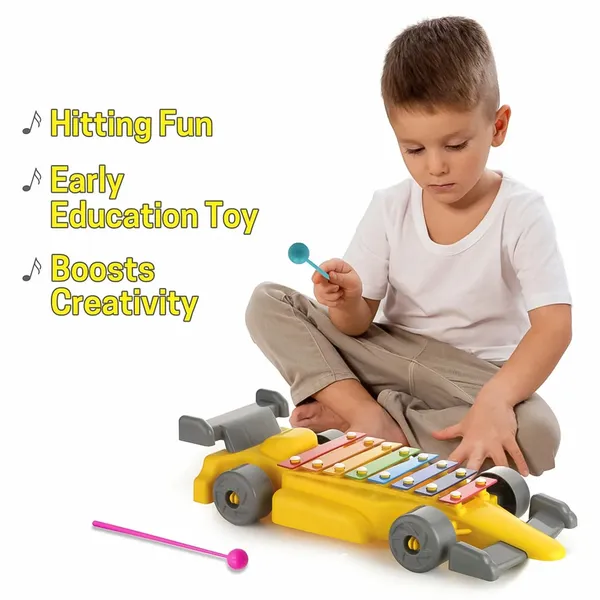Yellow_Race_Car_Xylophone_Musical_Toy_For_Kids