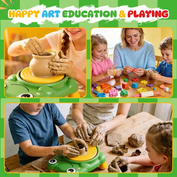 Multicolor_Electric_Pottery_Wheel_Ceramic_Making_Kit_For_Kids
