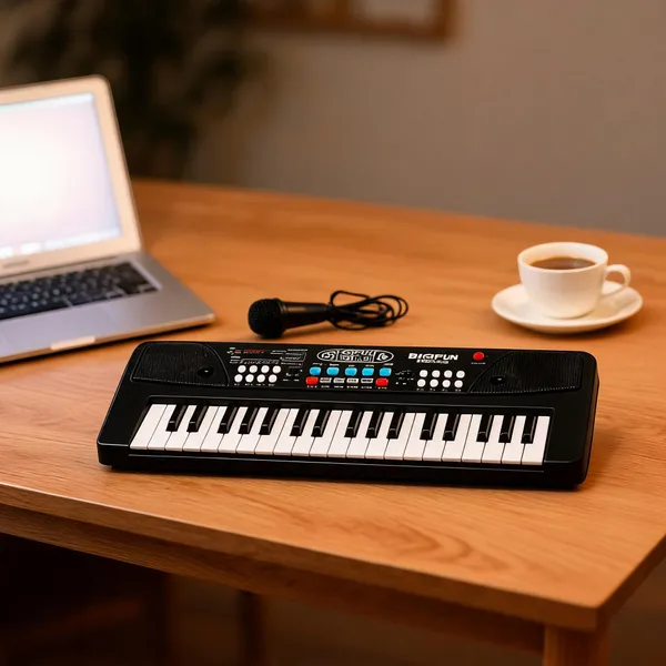 Multicolor_37_Key_Electronic_Keyboard_With_Microphone_For_Kids