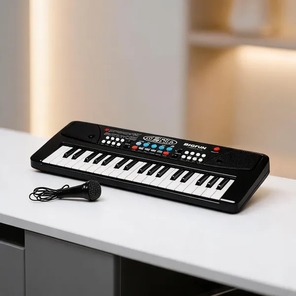 Multicolor_37_Key_Electronic_Keyboard_With_Microphone_For_Kids