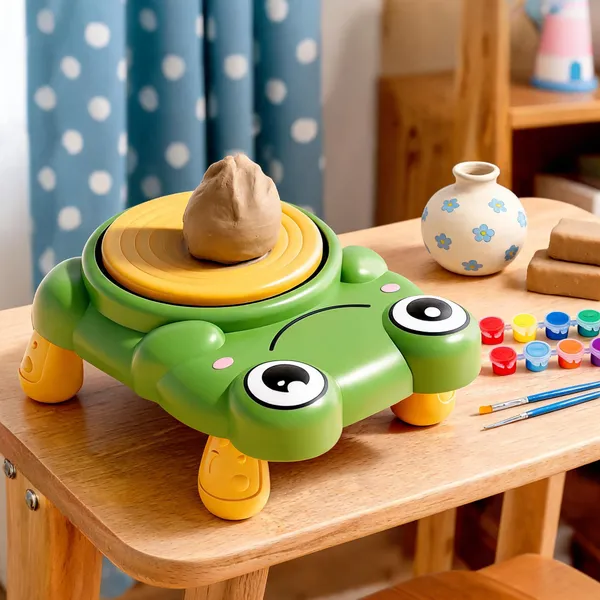 Multicolor_Electric_Pottery_Wheel_Ceramic_Making_Kit_For_Kids
