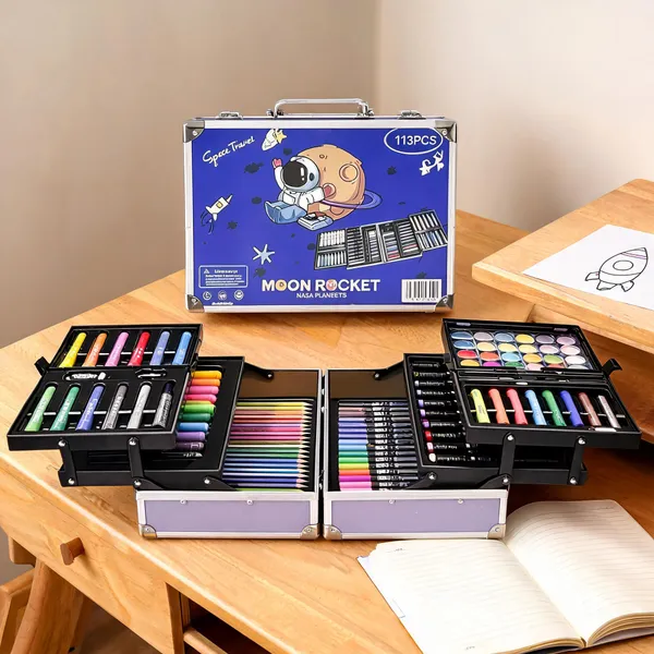Multicolor_Moon_Rocket_113_Piece_Art_And_Craft_Set_For_Kids