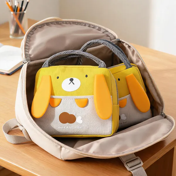 Yellow_Dog_Print_Insulated_Lunch_Bag_With_Handles_Pack_Of_2