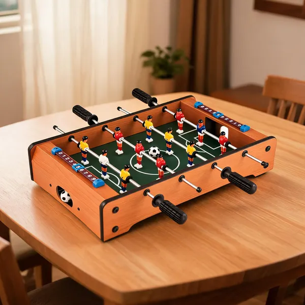 Multicolor_Wood_And_Metal_Tabletop_Foosball_Game_Set