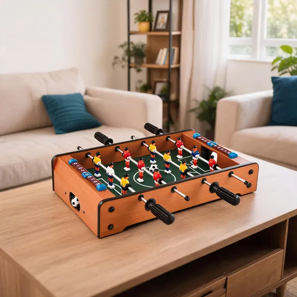 Multicolor_Wood_And_Metal_Tabletop_Foosball_Game_Set