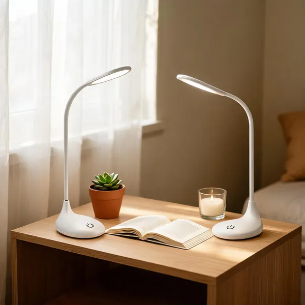 White_Flexible_Neck_Touch_Control_Led_Desk_Lamp_Pack_Of_2
