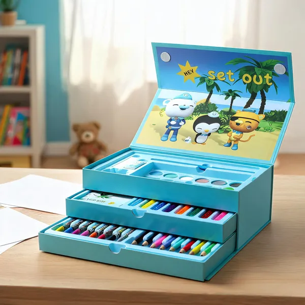 Blue_Three_Tier_Art_And_Colouring_Set_For_Kids