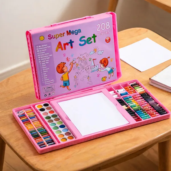 Multicolor_Piece_Super_Mega_Art_Set_With_Organiser_Case_For_Kids