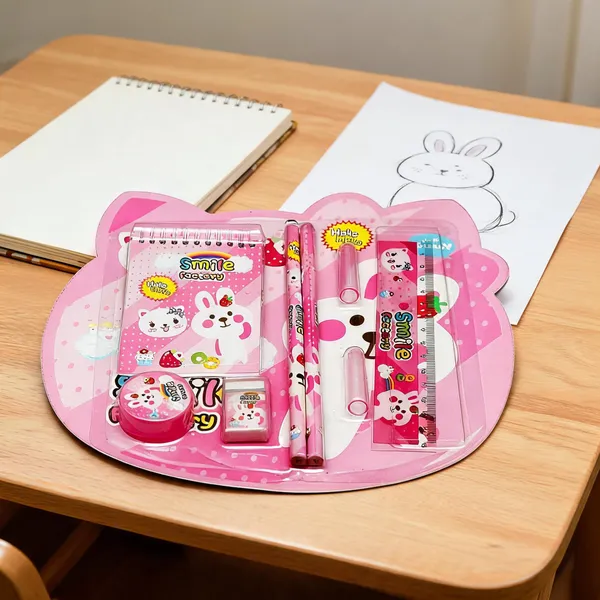 Pink_Cat_Design_Stationery_Set_For_Kids_Pack_Of_6