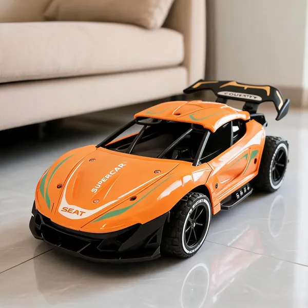 Orange_Remote_Control_Supercar_Racing_Car_With_Rear_Spoiler