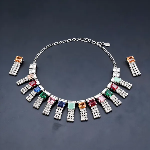Multicolor_American_Diamond_Cz_Statement_Necklace_Set_For_Women
