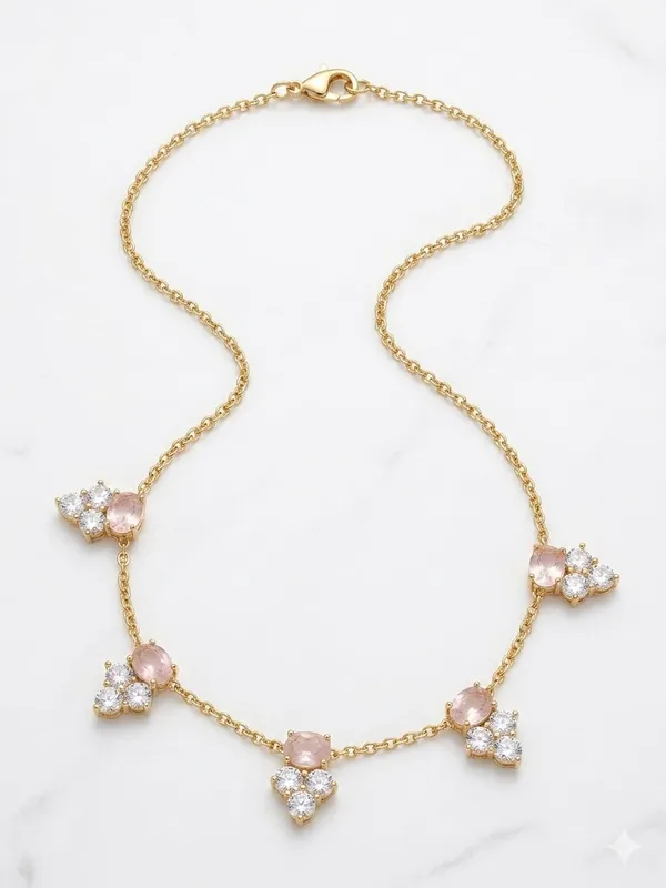 BLUSH_SPARKLE_NECLACE_SET
