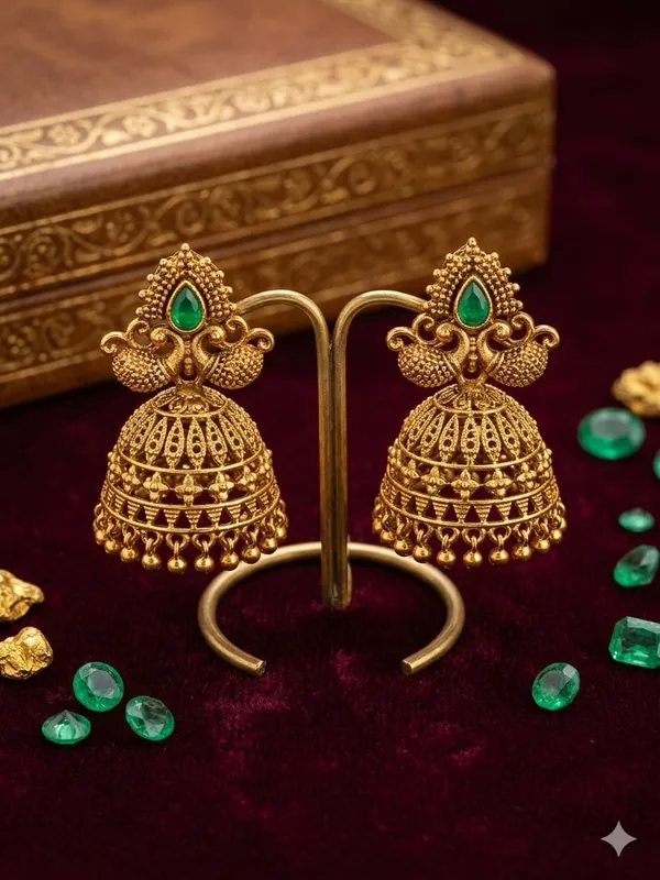 Traditional_Peacock_Temple_Jhumkas