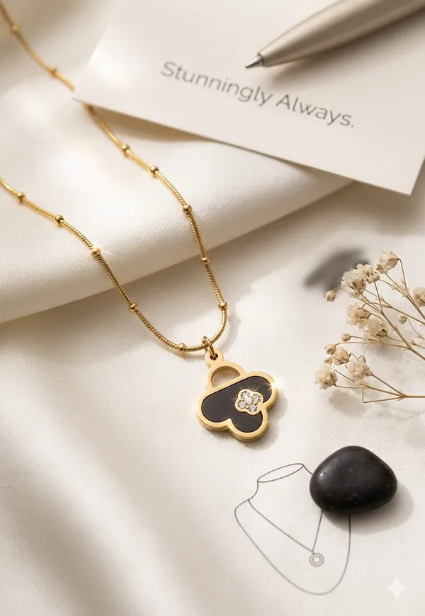 GOLD_CLOVER_STAINLESS_STEEL_NECKLACE