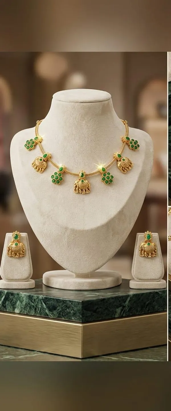 ELEPHANT_FLORAL_NECKLACE_AND_EARRING_SET