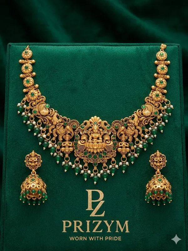 GOLDEN_TEMPLE_NECKLACE_SET_IN_GREEN_STONED