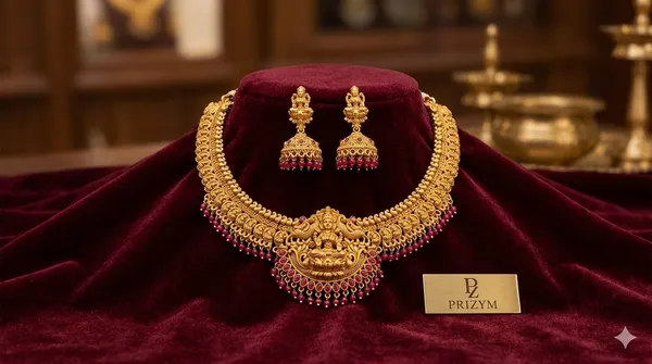 TEMPLE_NECKLACE_IN_RED_STONE_AND_EARRINGS_SET