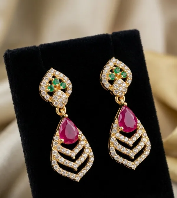 GOLD_PLATED_RUBY_AND_EMERALD_EARRINGS
