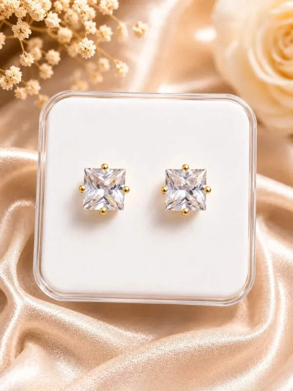 PRINCESS_CUT_STUD_EARRINGS