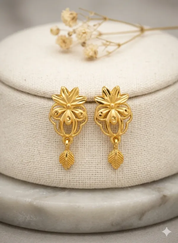 GOLD_FLOWER_DANGLE_EARRINGS