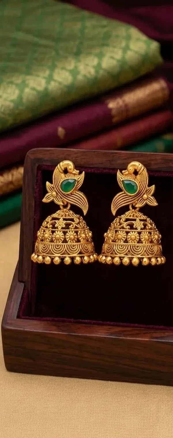 GOLD_PLATED_JHUMKA_EARRINGS